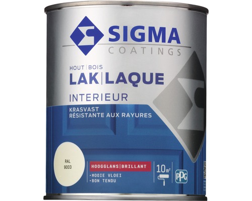 Sigma lak voor hout, binnen, krasvast