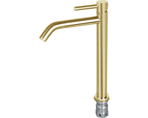 Hoge wastafelkraan goud Hoge wastafelkraan goud