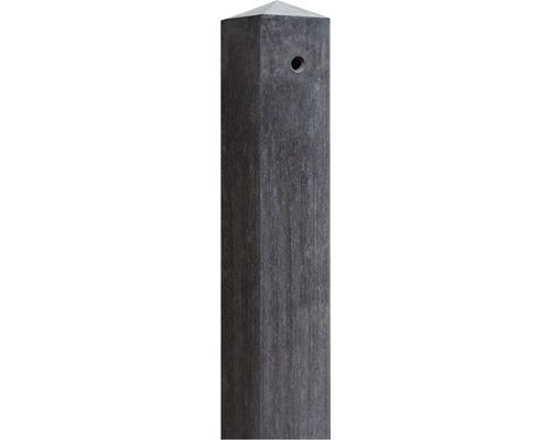 ELEPHANT Hoekpaal beton diamantkop antraciet 8,5x8,5x280 cm