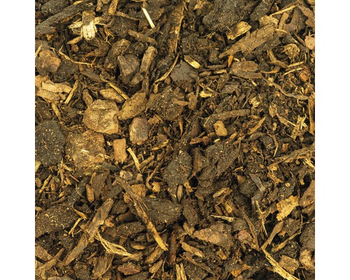 Close-up van mulchmateriaal voor de tuin