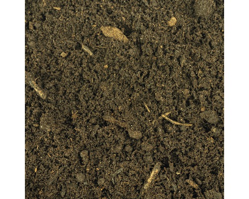 Close-up van potgrond voor de tuin