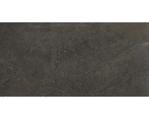 Wand- en Vloertegel Stonemetal diepzwart 30x60 cm gerectificeerd