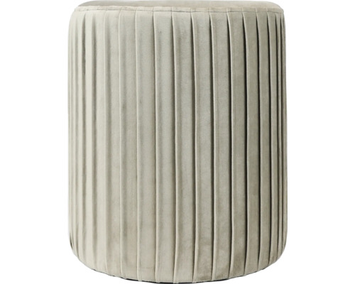 UNIQUE LIVING Poef Mila grey ø 35x38 cm UNIQUE LIVING Poef Mila grey ø 35x38 cm