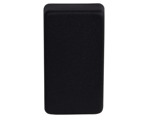 Zwarte knop voor elektronische apparaten