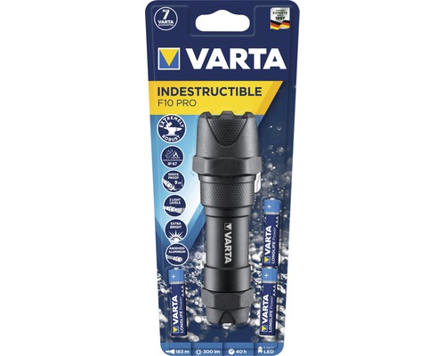 Varta Indestructible F10 Pro LED zaklamp met batterijen
