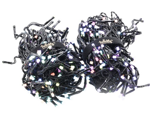 Samengebonden lichtsnoer met veelkleurige lampjes