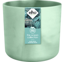 Bloempot van gerecycled maritiem afval met Elho Logo