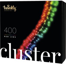 Verpakking van een clusterlichtsnoer met 400 RGB leds