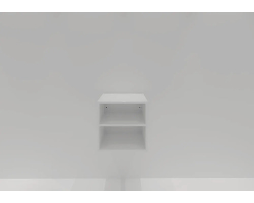 Kleine wandkast met twee vakken