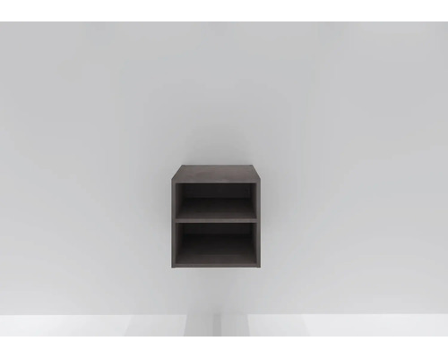 Wandkubus met twee vakken