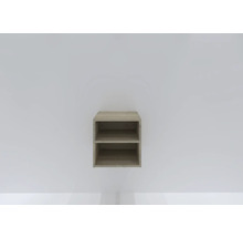 Wandplank met twee opbergvakken
