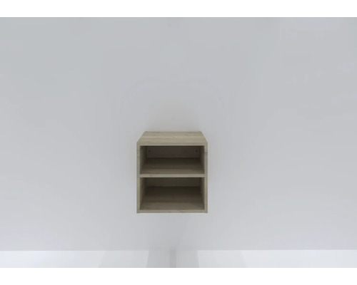 Wandplank met twee opbergvakken