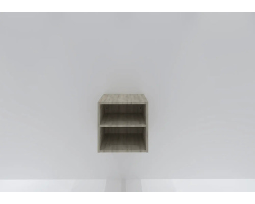 Wandkast met twee vakken