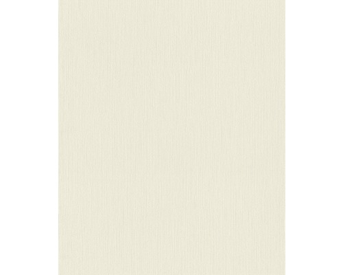 RASCH Vliesbehang 536805 Country Charme effen wit Behang met lichte structuur
