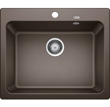 Spoelbak van silgranit met afvoersysteem