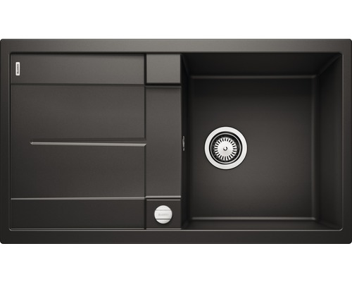 Spoelbak van composietmateriaal met afdruipvlak en wasbak