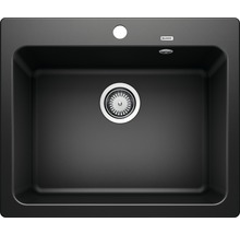 Spoelbak van composietmateriaal met afvoergarnituur