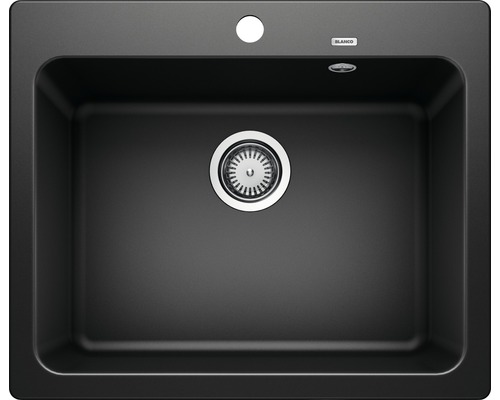 Spoelbak van composietmateriaal met afvoergarnituur