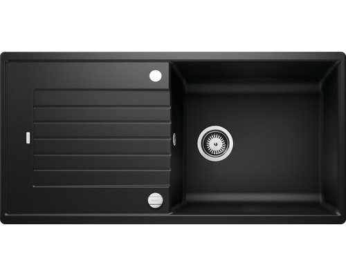 BLANCO Spoelbak Zia XL 6 S zwart 50x100 cm Spoelbak met afdruiprek