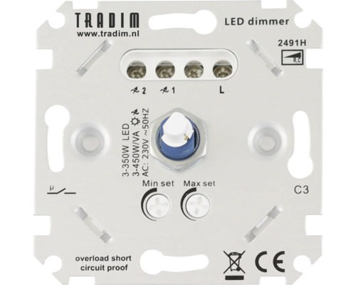 TRADIM LED Muurdimmer 2491H 450W (R,C)