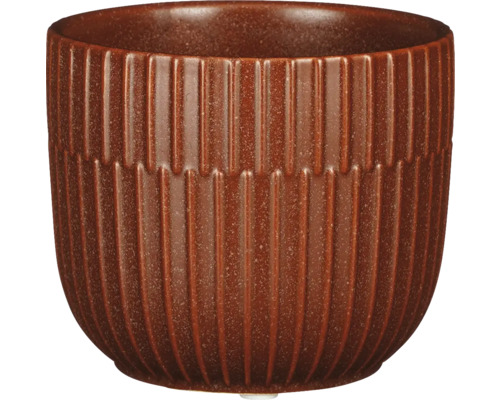 MICA Bloempot Sara Keramiek bruin Ø 11 cm H 9 cm MICA Bloempot Sara Keramiek bruin Ø 11 cm H 9 cm