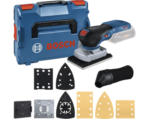 BOSCH Professional Accu vlakschuurmachine GSS 18V-13 met accessoireset (zonder accu, met L-BOXX)