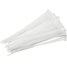 Bundel witte kabelbinders
