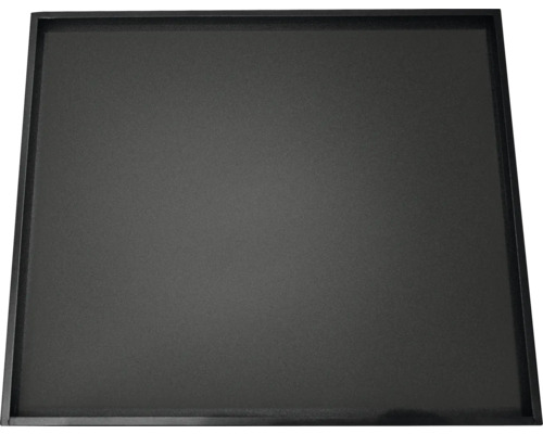 Zwarte kunststof opvangbak