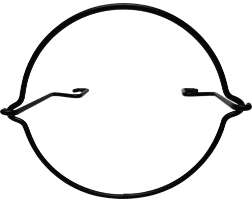 Metalen ring met beugels voor bevestiging