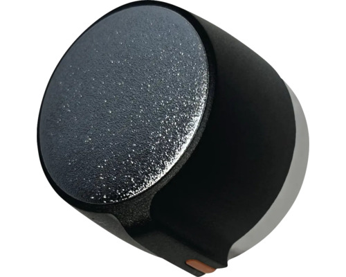 Draaibare knop van metaal en kunststof