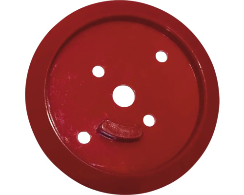 Ronde metalen schijf met meerdere gaten