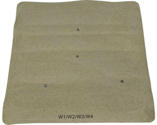 Papieren vel met voorgestanste vormen om te knutselen