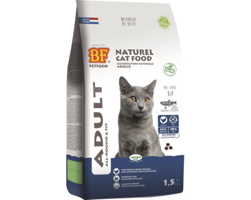 BIOFOOD Adult Kat All-round & Fit 1,5 kg