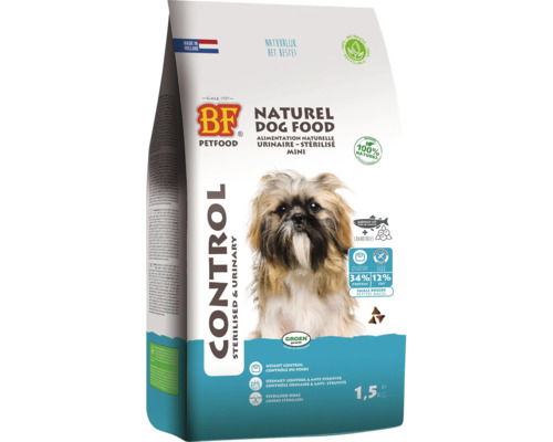 BIOFOOD Hondenvoer control kleine rassen 1,5 kg BIOFOOD Hondenvoer control kleine rassen 1,5 kg