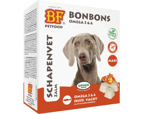 BIOFOOD Schapenvet maxi zalm 40 st BIOFOOD Schapenvet maxi zalm 40 st