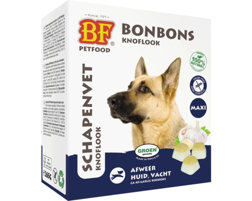 BIOFOOD Schapenvet maxi knoflook en alliine 40 st BIOFOOD Schapenvet maxi knoflook en alliine 40 st