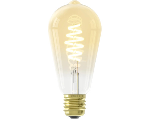 CALEX Smart Outdoor LED filamentlamp E27/7W ST64 RGB+CCT goud