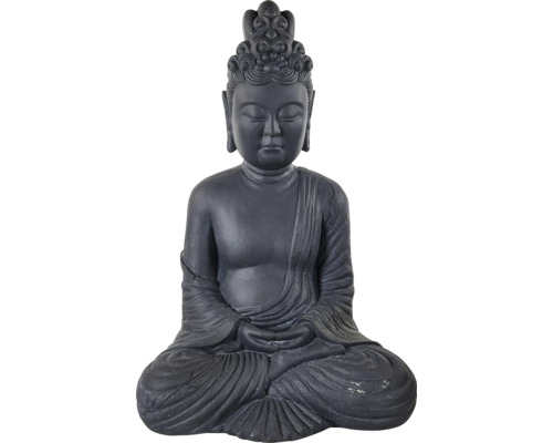 ELITE Boeddha oriental antraciet 24x19x36 cm ELITE Boeddha oriental antraciet 24x19x36 cm