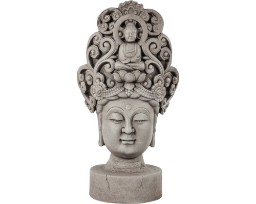 ELITE Boeddha oriental grijs 20x17x36 cm