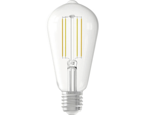 CALEX Smart LED filament lamp E27/7W ST64 CCT helder