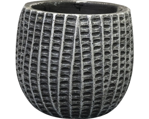 Bloempot Feico Cement zwart Ø 6 cm H 8 cm