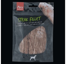 Pets Unlimited Steak Fillet hondensnack met eend en kabeljauw
