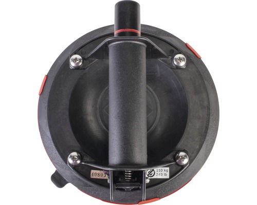 Zuignap met een draagvermogen van 110 kilogram