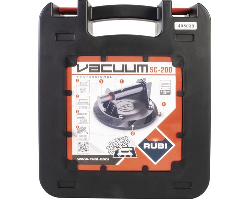 Rubi vacuümheffer SC-200 in zwarte koffer