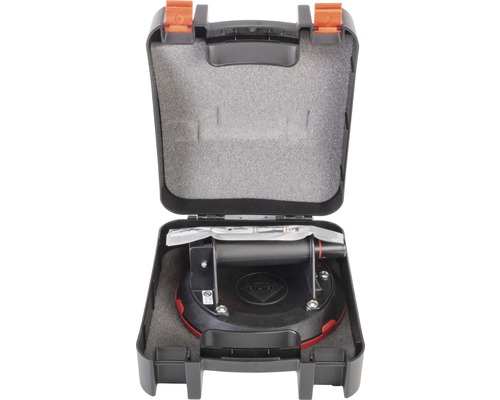 Zuignap met koffer voor veilige opslag en transport