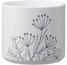 Bloempot van keramiek met bloemmotief