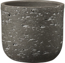 Ronde plantenpot met ruwe textuur
