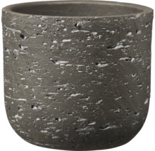 Ronde plantenpot met gestructureerd oppervlak