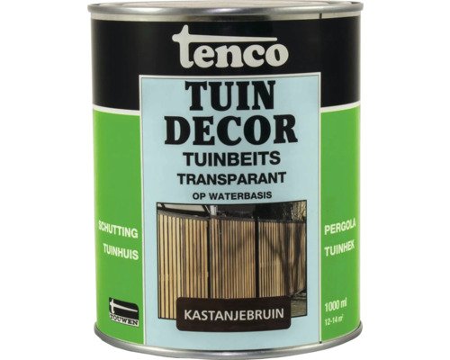 TENCO Tuindecor transparant kastanjebruin 1 l TENCO Tuindecor transparant kastanjebruin 1 l