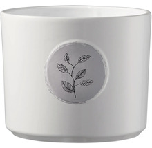 Bloempot van keramiek met plantmotief